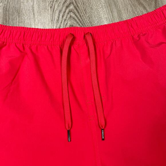 Watermen Earn Your Salt Red Swim Trunks Board Shorts‎ 3XL Stretch Drawstring - Picture 8 of 11